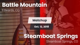 Matchup: Battle Mountain vs. Steamboat Springs  2018