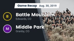 Recap: Battle Mountain  vs. Middle Park  2019