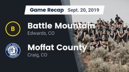 Recap: Battle Mountain  vs. Moffat County  2019