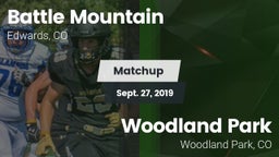 Matchup: Battle Mountain vs. Woodland Park  2019