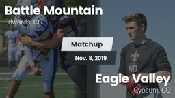 Matchup: Battle Mountain vs. Eagle Valley  2019