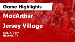 MacArthur  vs Jersey Village  Game Highlights - Aug. 9, 2019