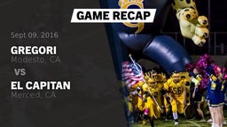 Recap: Gregori  vs. El Capitan  2016