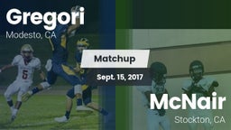 Matchup: Gregori  vs. McNair  2017