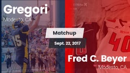 Matchup: Gregori  vs. Fred C. Beyer  2017