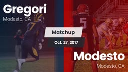 Matchup: Gregori  vs. Modesto  2017