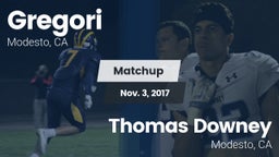 Matchup: Gregori  vs. Thomas Downey  2017