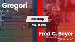 Matchup: Gregori  vs. Fred C. Beyer  2018