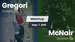 Matchup: Gregori  vs. McNair  2018