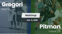 Matchup: Gregori  vs. Pitman  2018