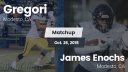 Matchup: Gregori  vs. James Enochs  2018