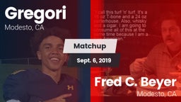 Matchup: Gregori  vs. Fred C. Beyer  2019