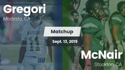 Matchup: Gregori  vs. McNair  2019