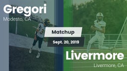 Matchup: Gregori  vs. Livermore  2019