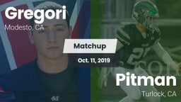 Matchup: Gregori  vs. Pitman  2019