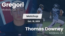 Matchup: Gregori  vs. Thomas Downey  2019