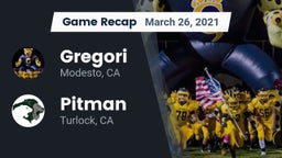 Recap: Gregori  vs. Pitman  2021