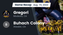 Recap: Gregori  vs. Buhach Colony  2022
