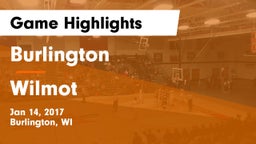 Burlington  vs Wilmot  Game Highlights - Jan 14, 2017