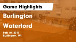 Burlington  vs Waterford  Game Highlights - Feb 10, 2017