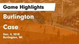Burlington  vs Case  Game Highlights - Dec. 4, 2018