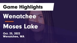 Wenatchee  vs Moses Lake  Game Highlights - Oct. 25, 2022