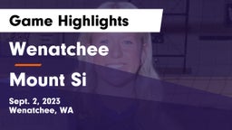Wenatchee  vs Mount Si  Game Highlights - Sept. 2, 2023