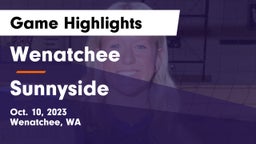 Wenatchee  vs Sunnyside  Game Highlights - Oct. 10, 2023
