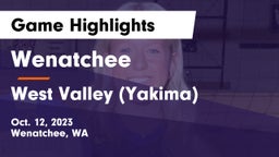 Wenatchee  vs West Valley  (Yakima) Game Highlights - Oct. 12, 2023