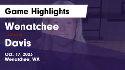 Wenatchee  vs Davis  Game Highlights - Oct. 17, 2023