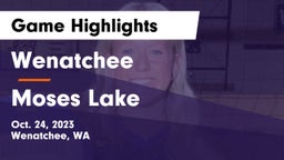 Wenatchee  vs Moses Lake  Game Highlights - Oct. 24, 2023