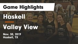 Haskell  vs Valley View  Game Highlights - Nov. 30, 2019