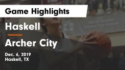 Haskell  vs Archer City  Game Highlights - Dec. 6, 2019