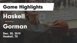 Haskell  vs Gorman  Game Highlights - Dec. 20, 2019