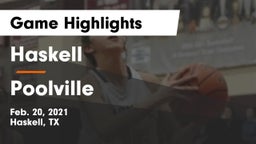 Haskell  vs Poolville Game Highlights - Feb. 20, 2021