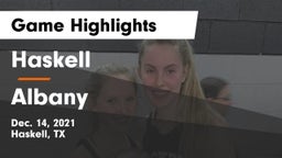 Haskell  vs Albany  Game Highlights - Dec. 14, 2021