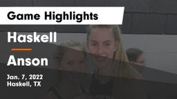 Haskell  vs Anson  Game Highlights - Jan. 7, 2022