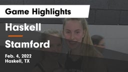 Haskell  vs Stamford  Game Highlights - Feb. 4, 2022