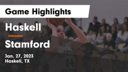 Haskell  vs Stamford  Game Highlights - Jan. 27, 2023