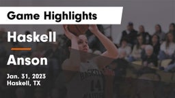 Haskell  vs Anson  Game Highlights - Jan. 31, 2023