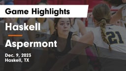 Haskell  vs Aspermont  Game Highlights - Dec. 9, 2023