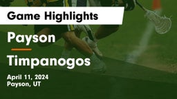 Payson  vs Timpanogos Game Highlights - April 11, 2024
