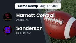 Recap: Harnett Central  vs. Sanderson  2022