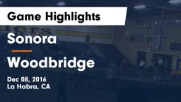 Sonora  vs Woodbridge  Game Highlights - Dec 08, 2016