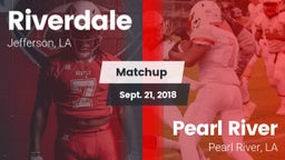 Matchup: Riverdale High vs. Pearl River  2018