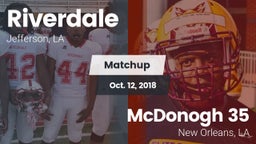 Matchup: Riverdale High vs. McDonogh 35  2018