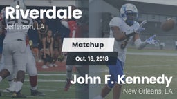 Matchup: Riverdale High vs. John F. Kennedy  2018
