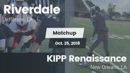 Matchup: Riverdale High vs. KIPP Renaissance  2018