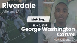 Matchup: Riverdale High vs. George Washington Carver  2018