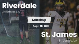 Matchup: Riverdale High vs. St. James  2019